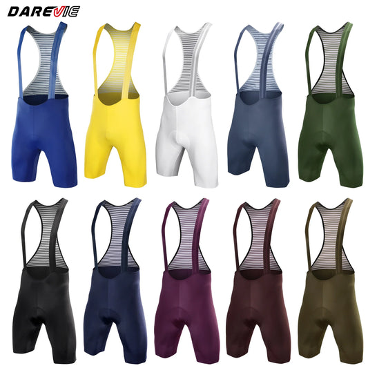 DAREVIE Men's Cycling Bib Shorts - Seamless 2.0 Pro Padded Shorts For Long Distance 500KM Rides