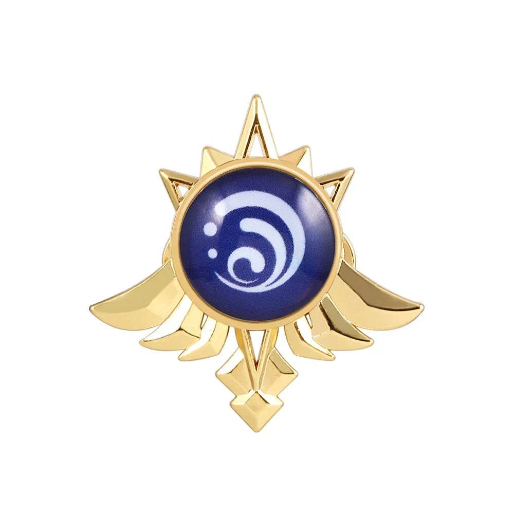 Genshin Impact Sumeru Vision Brooch Pins - Tighnari Collei Dori Nilou Element Badge Cosplay Lapel