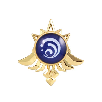 Genshin Impact Sumeru Vision Brooch Pins - Tighnari Collei Dori Nilou Element Badge Cosplay Lapel