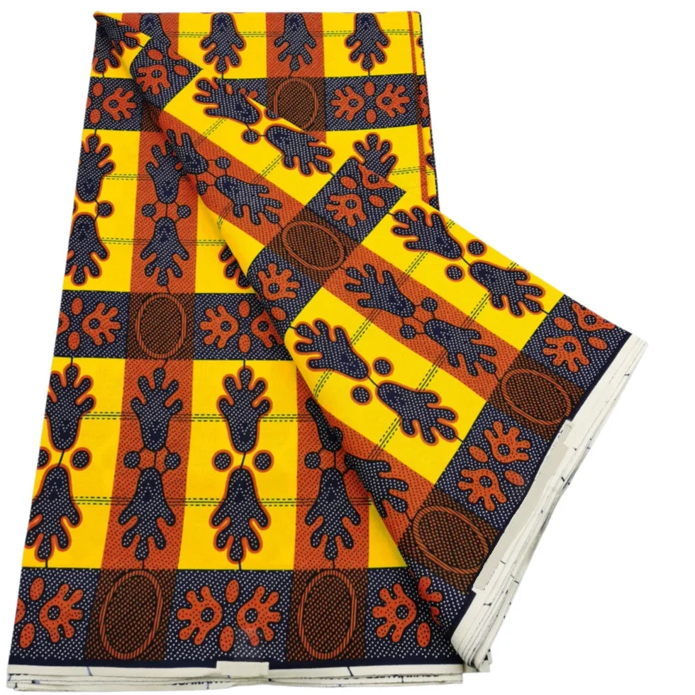 100% Cotton Real Wax Ankara Fabric - 2026 African Print Wedding Dress Sewing Fabric