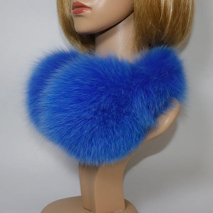 Real Fox & Raccoon Fur Earmuffs – Warm Winter Ear Warmer for Women and Girls, Plush Genuine Fur Accessory
