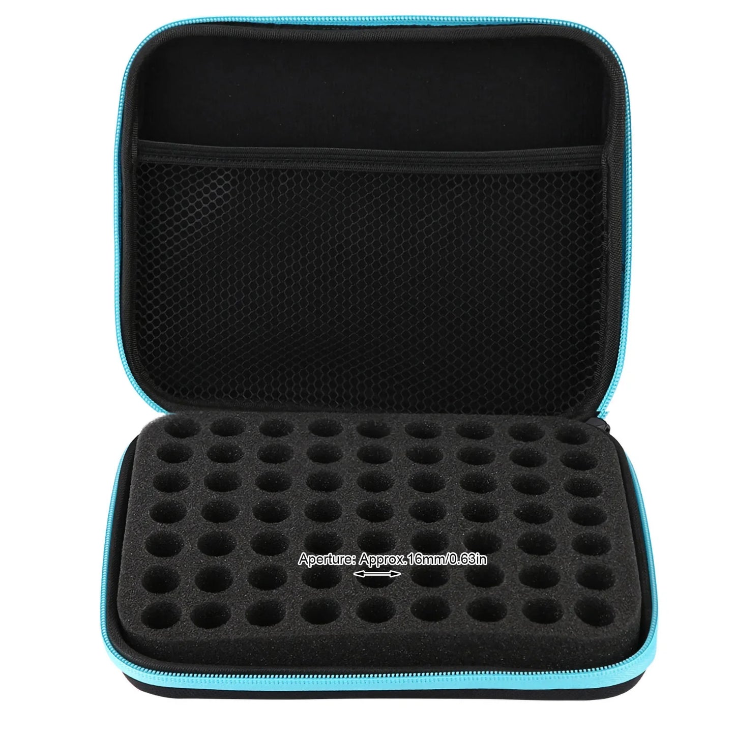 63-Slot Portable Essential Oil Storage Case – Aromatherapy Oil Organizer Bag for Bottles