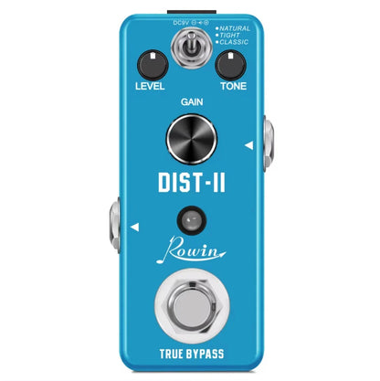 Rowin Guitar Effects Pedal – Noise Gate, Delay, Chorus, Vibrato, Phaser, Flanger, Booster, EQ, Fuzz, Metal, Distortion, and Blues Drive