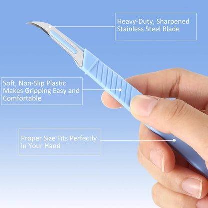 5-Piece Sewing Seam Ripper Kit - Stitch Remover Tools with Scissors for Easy Thread Removal