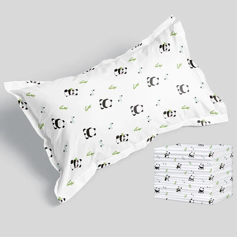 20PCS Disposable Pillow Covers - Thick Soft Breathable Hygienic Pillow Protectors for Travel, Hotel & Home Use
