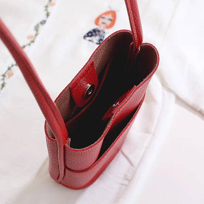Luxury PU Leather Phone Bag - Custom Letter Crossbody Shoulder Purse for Women’s Fashion Travel & Daily Use