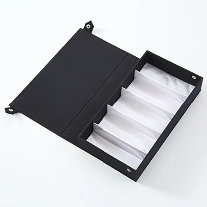 High-Quality Glasses Storage Case – 8-Slot Grid Display Stand for Eyeglasses & Sunglasses Organizer