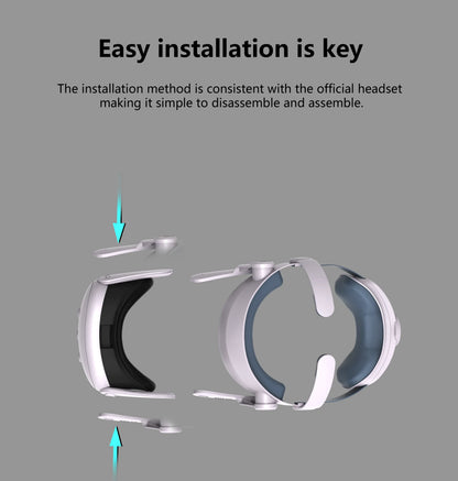 Replaceable Elite Strap for Meta Quest 3 VR Headset - Adjustable Head Strap to Improve Comfort, Meta Quest 3 Accessories