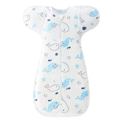 Newborn Cotton Swaddle Sleepsack - 0-6 Months Baby Wrap Bedding for Cozy Sleep Comfort