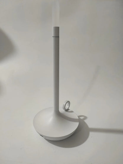 Rechargeable LED Candlelight Table Lamp - Touch Control Night Light for Restaurant, Bar & Desktop Decor