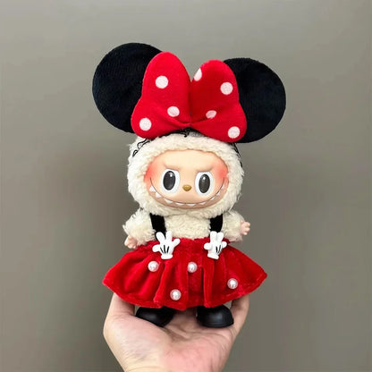 15-17CM Labubu Mini Doll Clothes – V1-V3 Cosplay Sports & Leisure Outfit Accessories, Gift Set