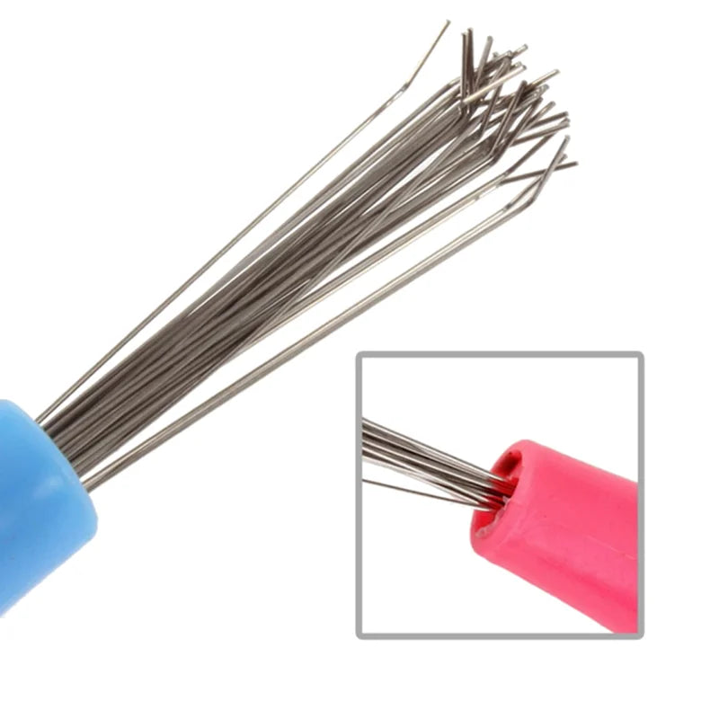 Hair Brush Cleaner Tool – Plastic Handle Comb Cleaning Brush for Removing Embedded Hair & Debris