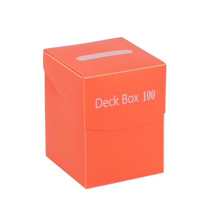 Trading Card Storage Box - 100+ Deck Game Card Carrying Case for Baseball Cards & Family Games