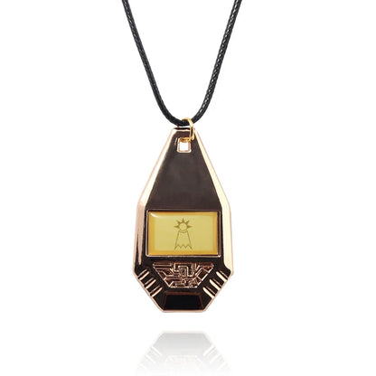 Digimon Adventure Evolver Necklace - Anime Metal Pendant Cosplay Jewelry Accessory Gift for Fans