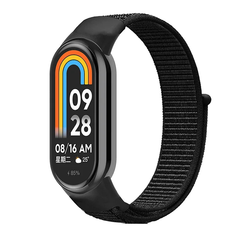 Sport Nylon Loop Strap for Xiaomi Mi Band 9 8 NFC – Replacement Wristband for Mi Band 7 6 5 4 3