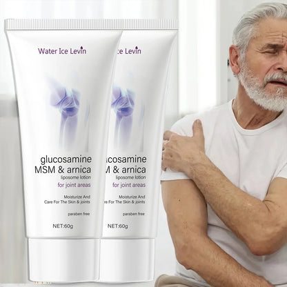 Glucosamine MSM Arnica Joint Cream - Liposome Moisturizing Lotion with Paraben-Free Formula