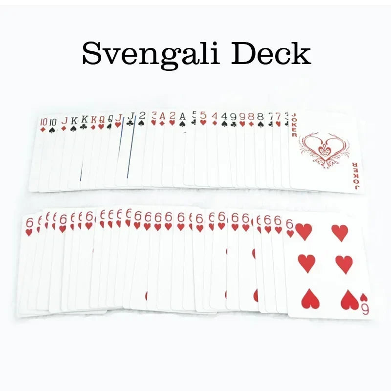 Svengali Magic Card Deck - Professional Close-Up Street Magic Trick Prop for Magicians and Fun Performances