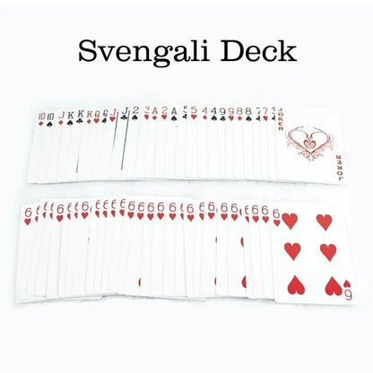 Svengali Magic Card Deck - Professional Close-Up Street Magic Trick Prop for Magicians and Fun Performances