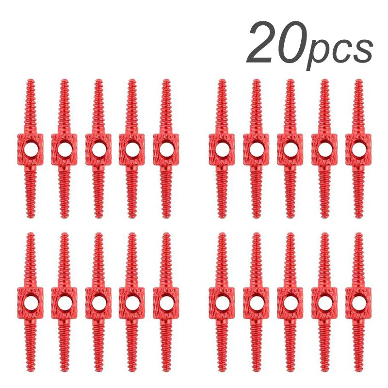 1–20pcs Bike Internal Cable Routing Tool – Red Adapter for 4–5.5mm Brake, Shift Cable & Hydraulic Hose Repair