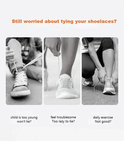 No-Tie 8MM Flat Elastic Shoelaces – Quick Sneakers Laces for Kids & Adults, Shoe Accessories