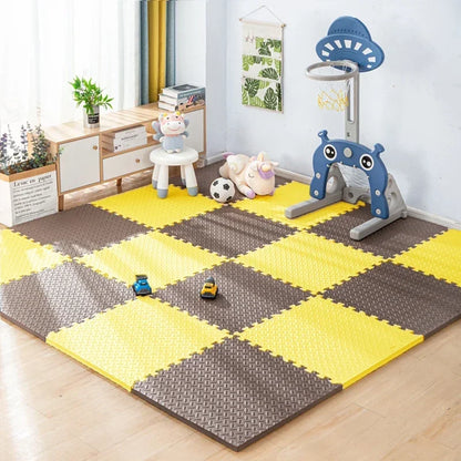 Pink Interlocking Foam Play Mat – Puzzle Floor Tiles for Baby Crawling, Exercise & Safe Play Area, 8/16Pcs Soft Non-Slip Kids Carpet