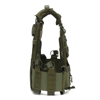 Outdoor Training Vest – Multi-Functional Waterproof MOLLE Expansion Quick-Release Wear-Resistant Tactical Vest
