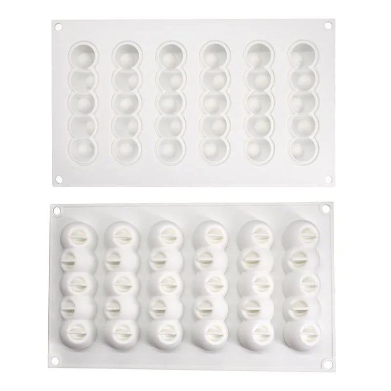 DIY Caterpillar Silicone Mold – Baking Tray for Chocolate, Candy, Biscuits, Cake, Jelly, Ice, Soap & Candle Making, Cute Gift Set
