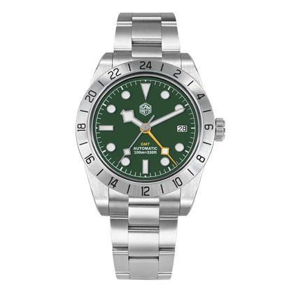 San Martin 39mm NH34 BB GMT Automatic Mechanical Sport Watch — Sapphire Luminous Waterproof 100m for Men Relogio SN0054