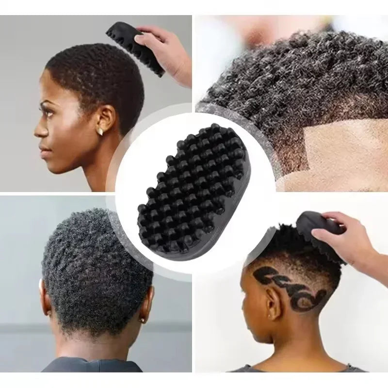 Curly Hair Twist Sponge Brush - Coil, Wave & Dreadlock Styling Tool for Natural Hair