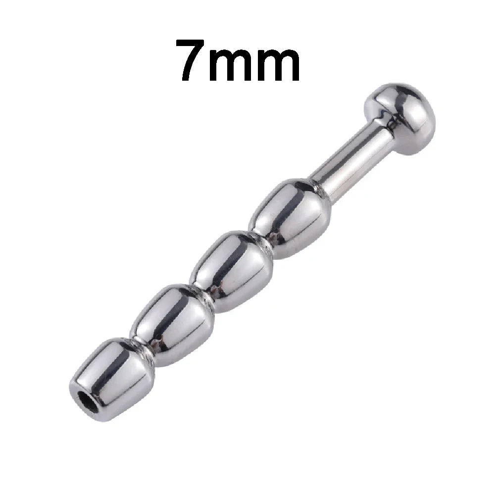 28-Piece Stainless Steel Urethral Sound Set – Hollow Urethra Dilator & Male Stimulation Chastity Toy