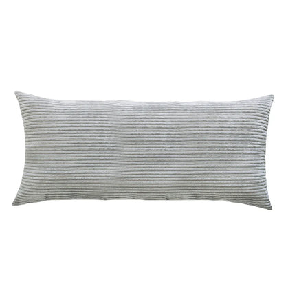 Striped Corduroy Body Pillow Cover - Plush Long Cushion Case for 50x70/50x100/50x120CM Bedding & Home Comfort