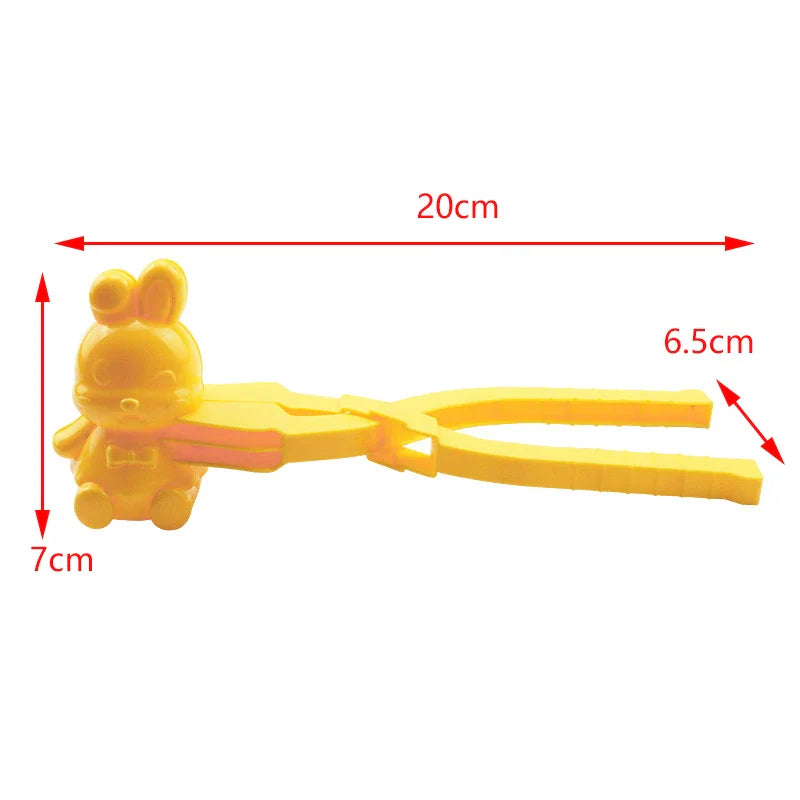 Duck Rice Mold Snowball Maker – Cute Animal Rice Ball Shaper with Handle for Kids & Winter Fun