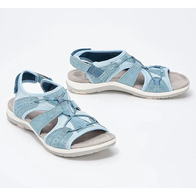 Women’s Custom Flat Sandals – Comfortable Casual Solid Color Beach Shoes, Summer 2025 Footwear