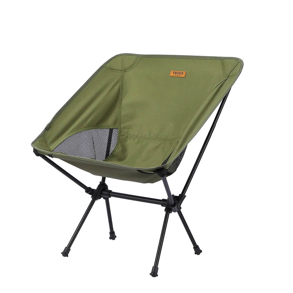 TARKA Foldable Camping Chair Set – Ultralight Moon Chairs for Backpacking, Beach, Picnic, Fishing & Garden Use
