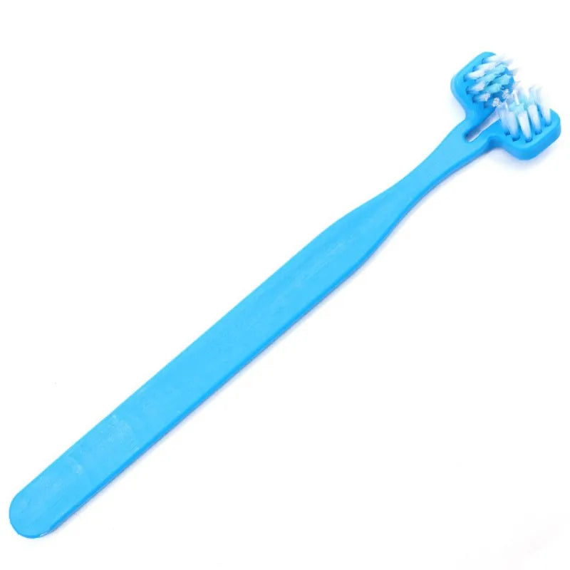 Double Sided Dog Toothbrush Set - 2pcs Pet Oral Care Toothbrushes for Teeth Cleaning and Dental Hygiene