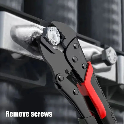 Heavy-Duty Locking Pliers - 7/9/10 Inch Universal Fixed Jaw Clamp Hand Tool
