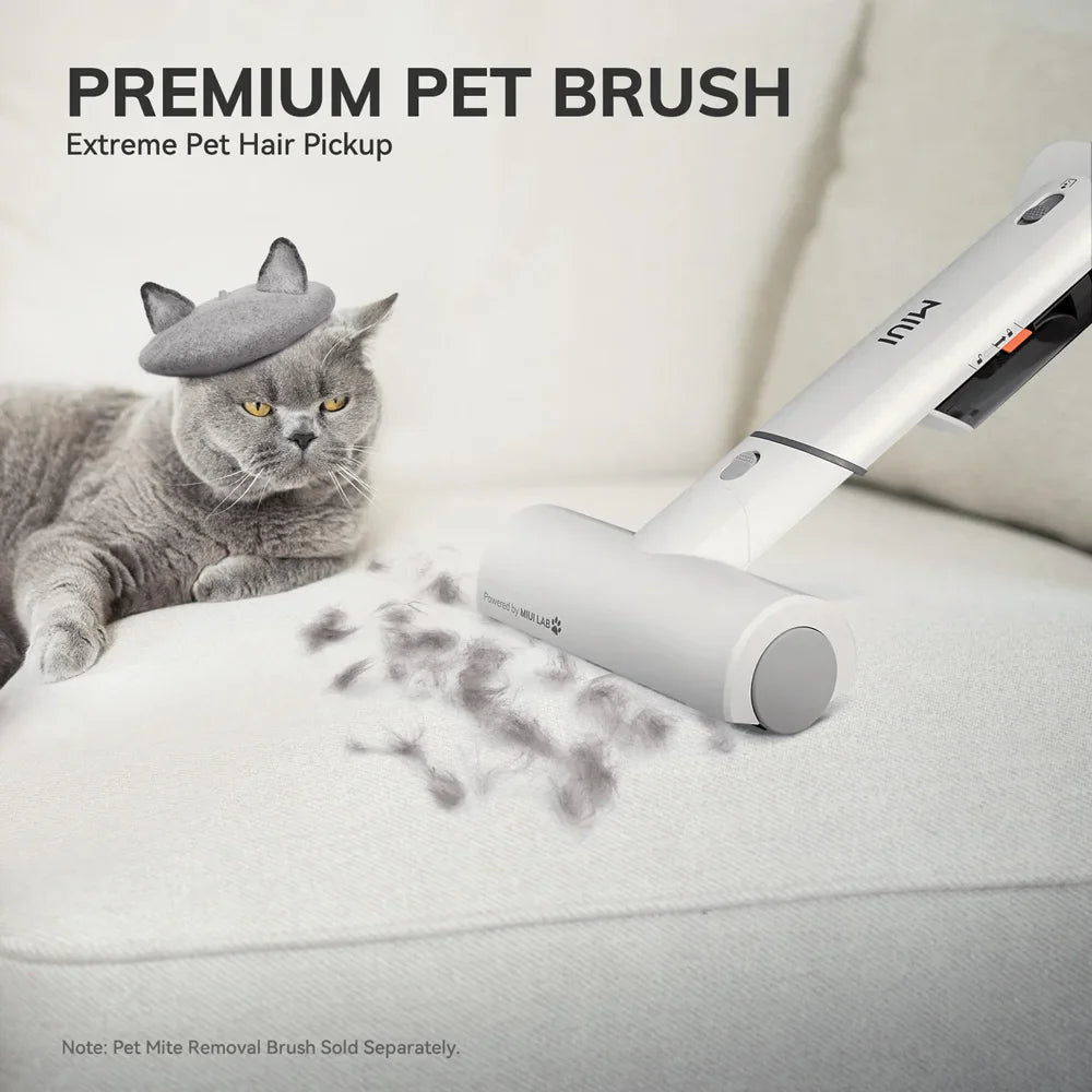 Portable Handheld Vacuum Cleaner – Multi-Function Lightweight Cleaner for Pet Hair, Home & Car, White