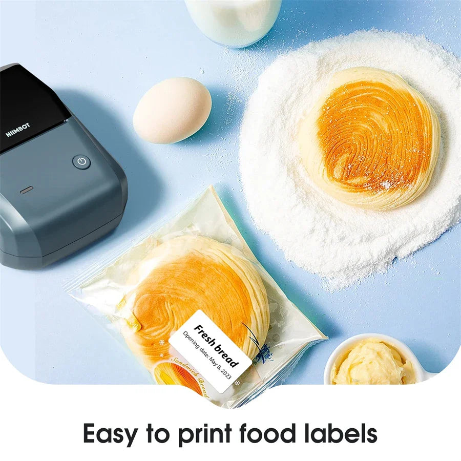 Niimbot B1 Mini Portable Thermal Printer – Self-Adhesive Label Maker, Pocket Printer, Bluetooth Labeling Machine