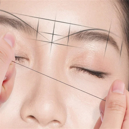 6PCS Microblading Pre-Ink Mapping String – Semi-Permanent Eyebrow Positioning & PMU Measurement Tool