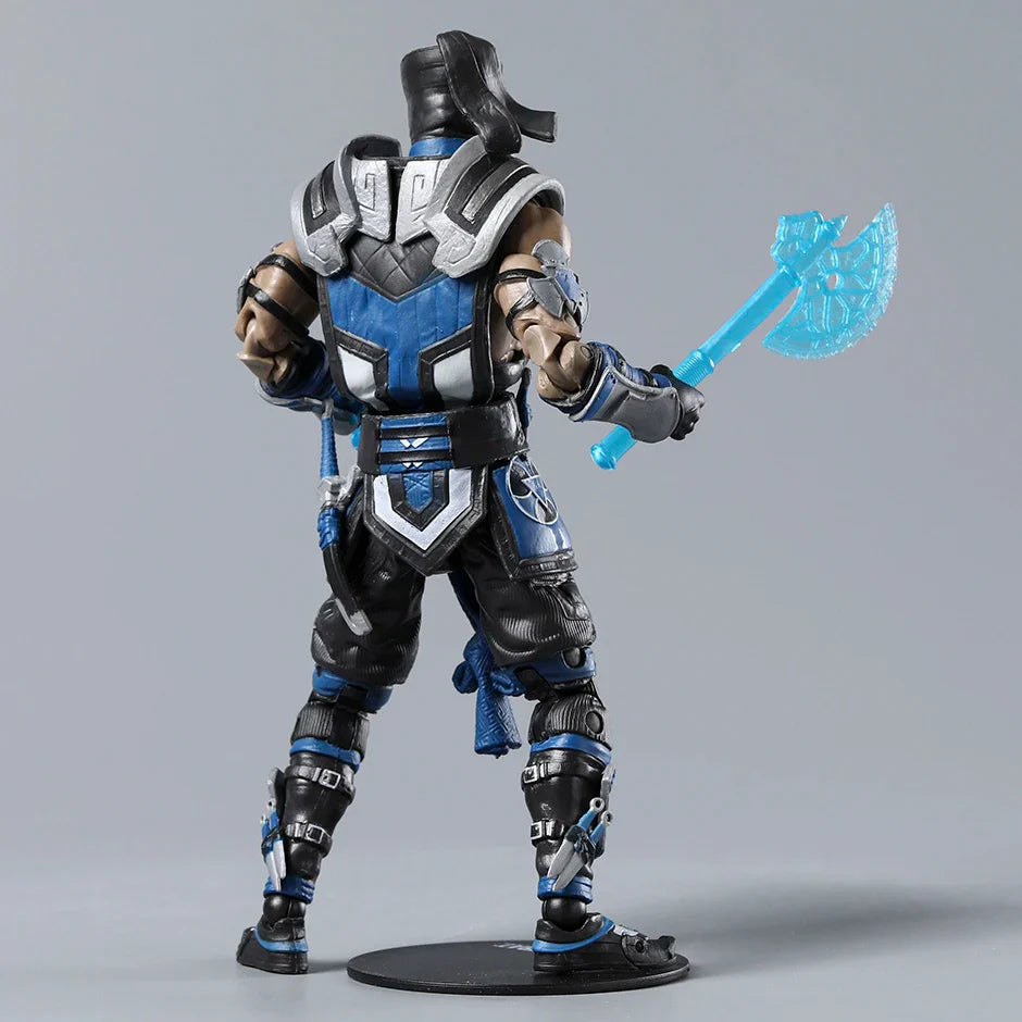 Scorpion & Sub-Zero Mortal Kombat 7" Action Figures – Exclusive Series 1 Movie Collectible Toy Dolls