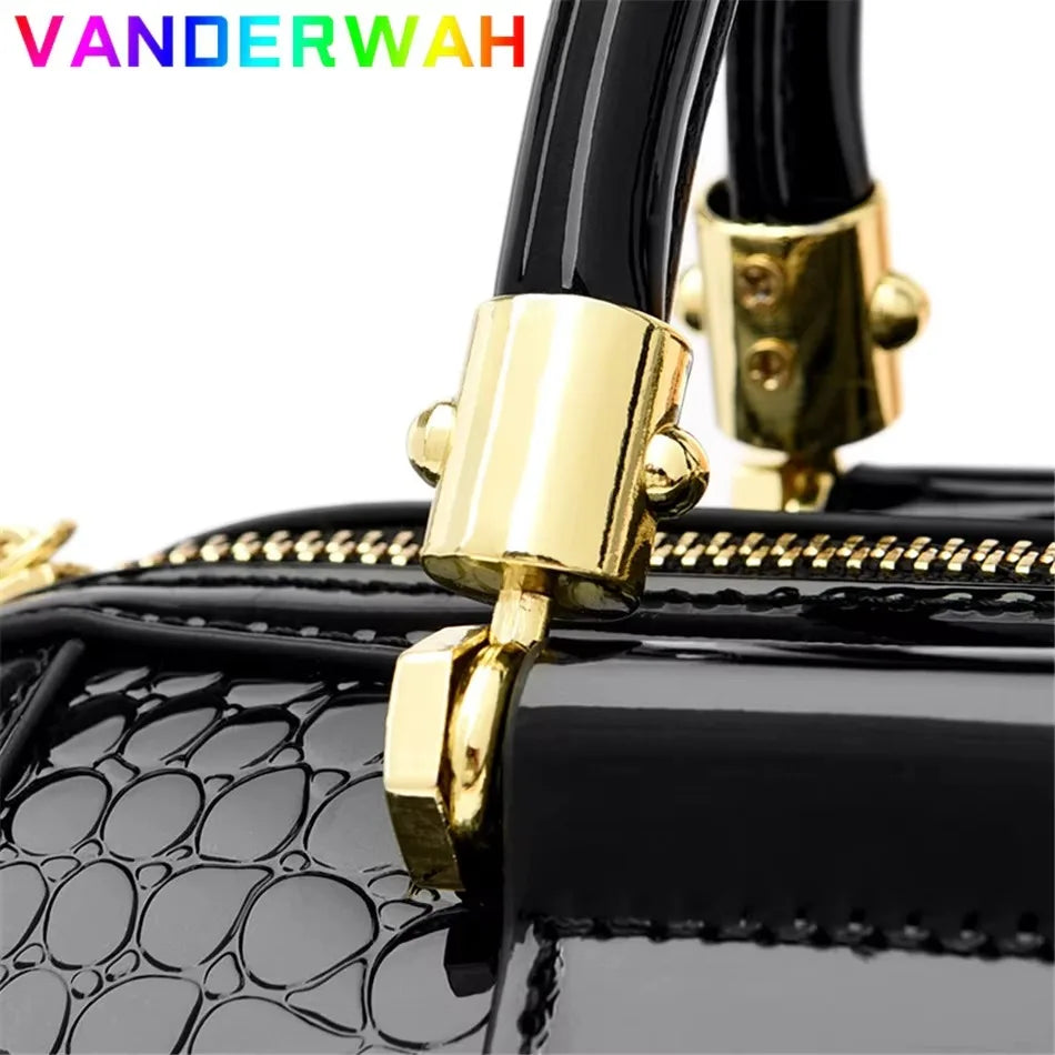 Luxury Women’s Leather Handbag – Large Capacity Shoulder & Crossbody Designer Bag