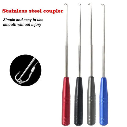 Stainless Steel Fishing Hook Remover - Portable Safety Extractor & Rapid Decoupling Tool for Fishing Tackle