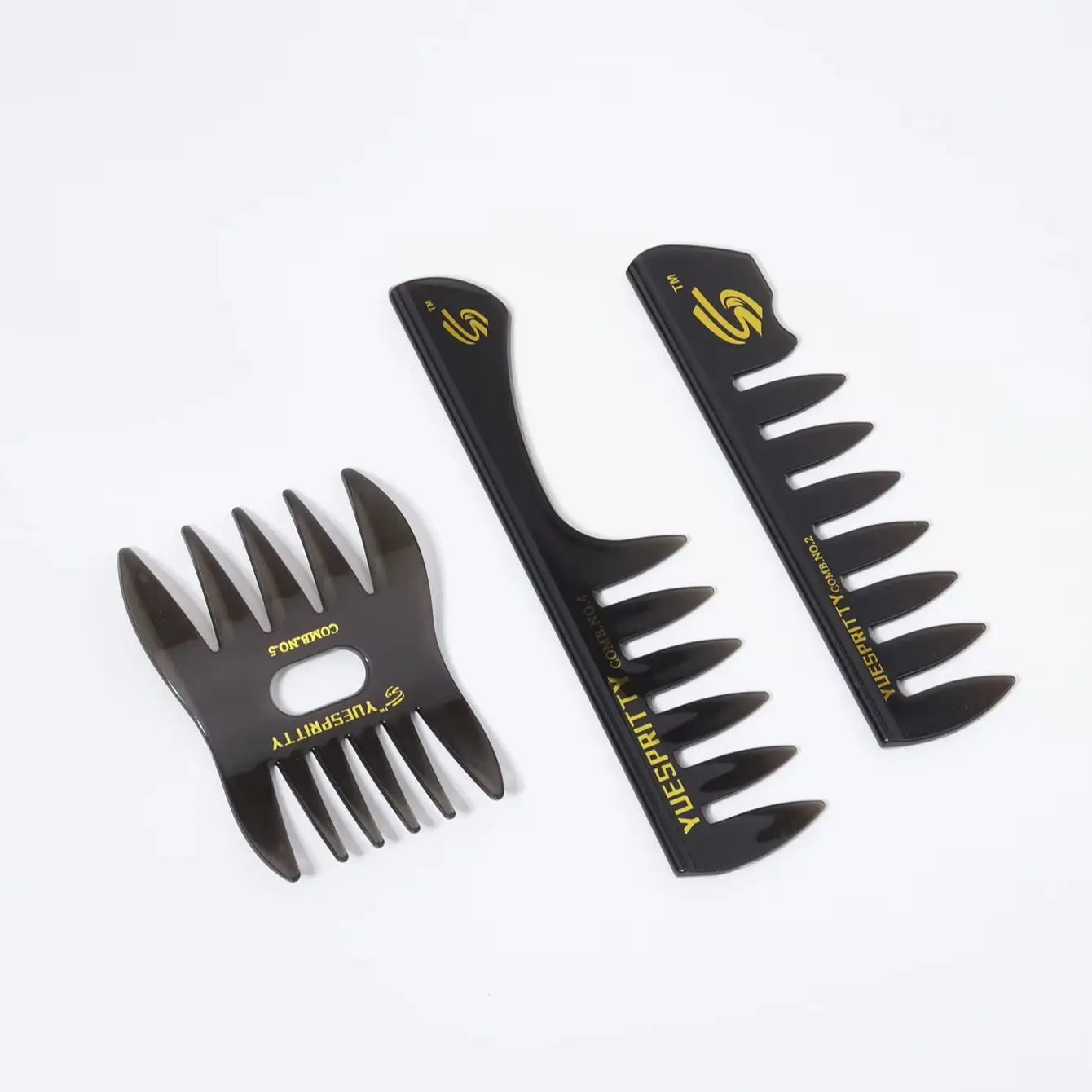 Wide Tooth Comb for Men – Hairdressing, Trimming & Styling Tool for Real Hair Wigs