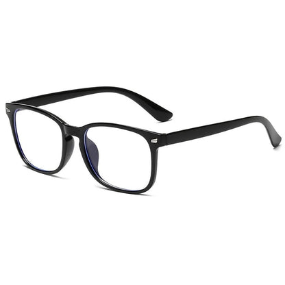 2 Pairs Classic Square Anti Blue Light Glasses - Stylish Fashion Eyewear for Men and Women Daily Wear