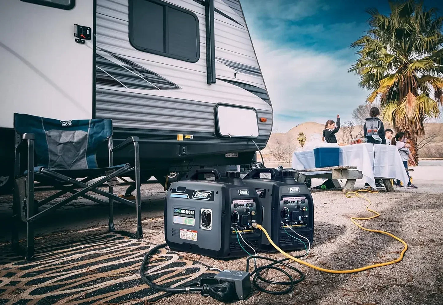 HOME.Pulsar GD400BN 4000W Portable Dual Fuel Generator – Super-Quiet, RV-Ready, CARB Compliant