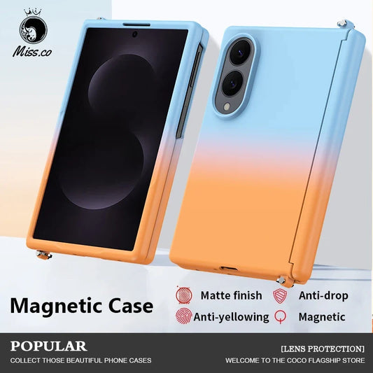 Samsung Galaxy Z Fold 8 Magnetic Phone Case - Ultra Slim Gradient Hard Protective Cover