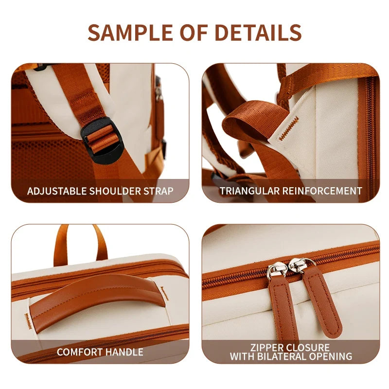 Business Laptop Backpack - Large Capacity Unisex Travel, School & Outdoor Bag for Men & Women