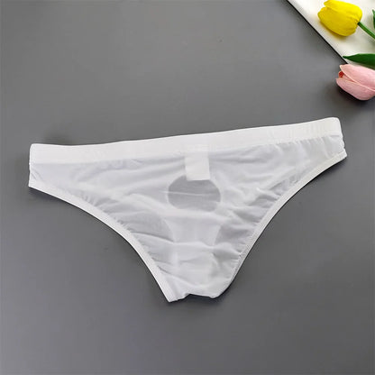 Men’s Ice Silk Ultra-Thin Briefs - Breathable Comfortable Everyday Underwear (M-XXL, Plus Size Fit)