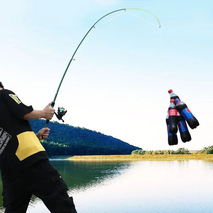 Sougayilang Telescopic Fishing Rod - 2.1m-3.6m Carbon Spinning Rod for Trout, Carp & Lure Fishing