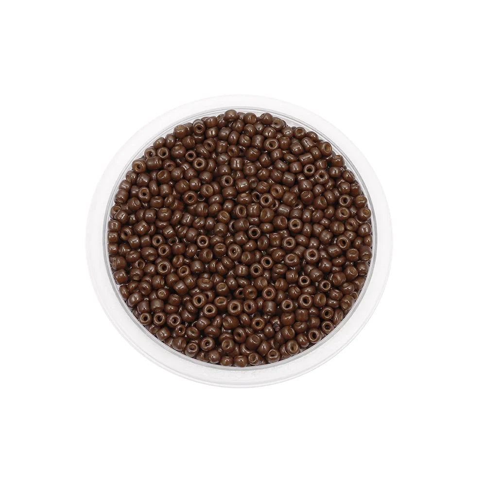 Czech Glass Seed Beads 3/4mm 300/600Pcs - Small Round Loose Charm Beads for DIY Jewelry Making, Earrings, Bracelets & Crafts